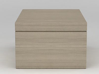 木盒子模型3d模型