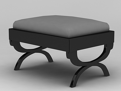 小沙发凳模型3d模型