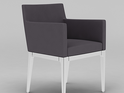 3d现代简约单椅模型