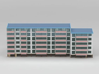3d宿舍楼模型
