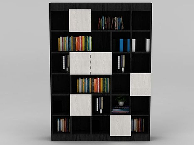 书柜3d模型