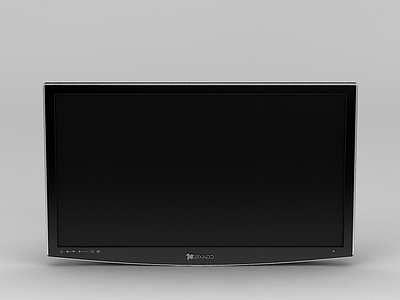 3d现代电视显示屏免费模型