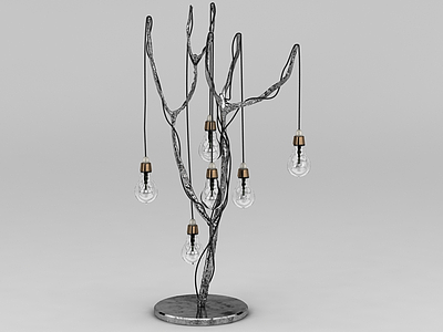 3d创意树形态装饰灯免费模型