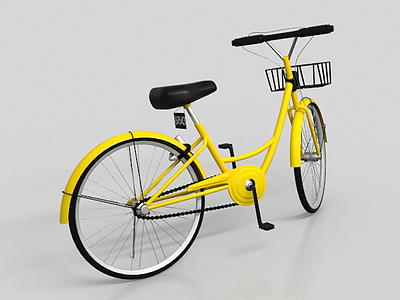 ofo共享单车模型3d模型