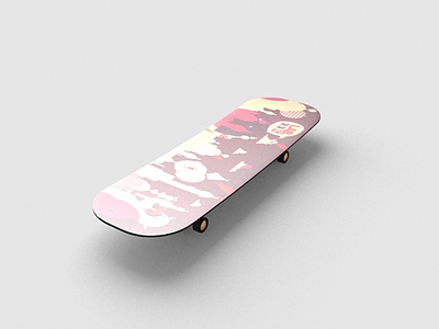 3d滑板模型