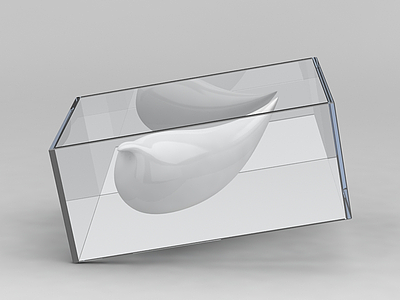 玻璃装饰摆件模型3d模型