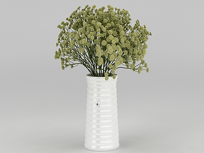 满天星花瓶模型3d模型