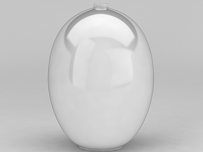 日式小口花瓶模型3d模型