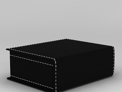 3d黑色的盒子模型