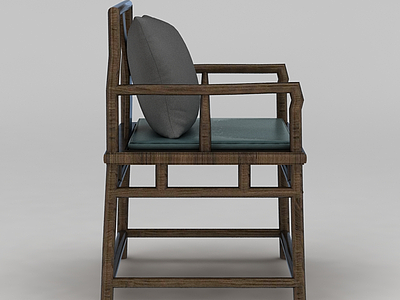3d仿古中式椅子模型