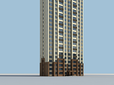3A住宅楼模型3d模型