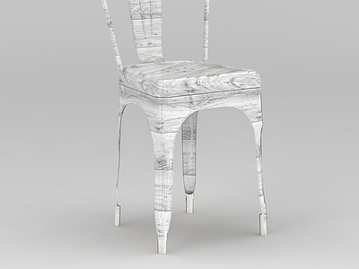 仿大理石花纹椅子模型3d模型