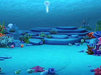 3d海底世界模型