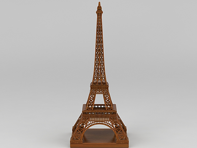 3d埃菲尔铁塔装饰摆件免费模型