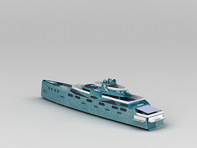 轮船摆件模型3d模型