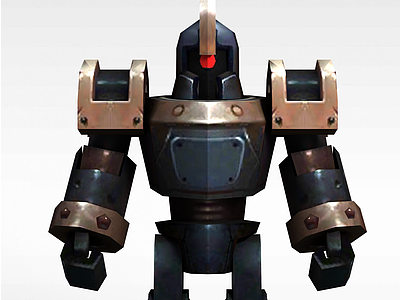 机器人战士模型3d模型