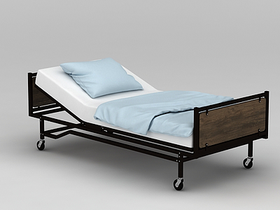 3d护理床免费模型