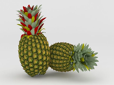 3d菠萝模型