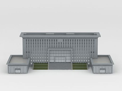 政府办公大楼模型3d模型