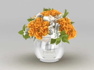 3d现代室内花瓶装饰摆件模型