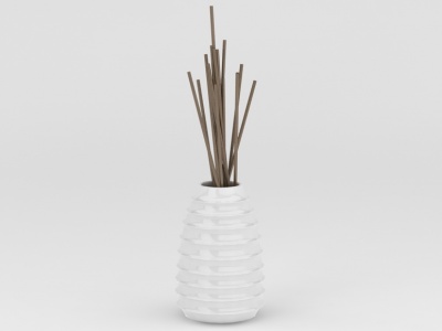 3d现代陶瓷花瓶摆件免费模型