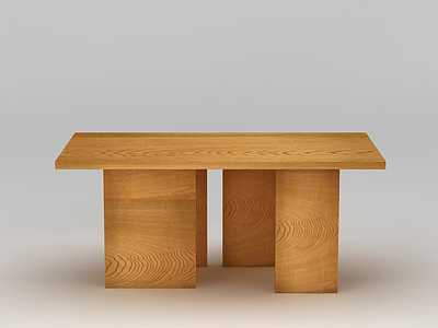 3d中式家具实木桌免费模型
