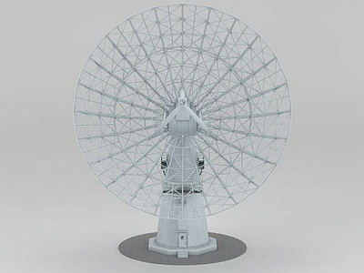 雷达模型3d模型