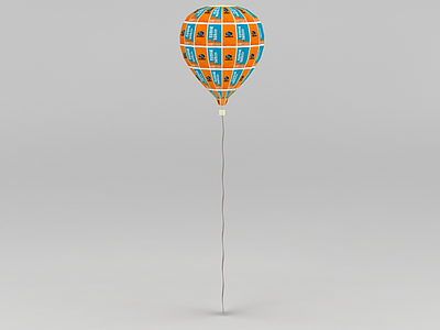 节日装饰品气球模型3d模型