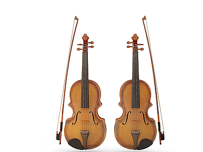 3d手提琴模型