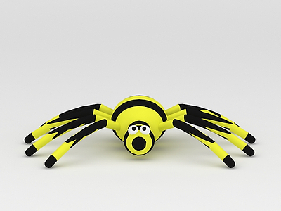 玩偶儿童玩具蜘蛛模型3d模型