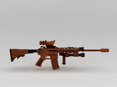 3d突击步枪模型