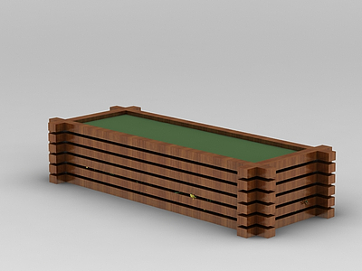 3d园林景观小品花坛免费模型