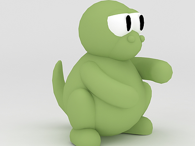 3d玩偶儿童玩具青蛙免费模型