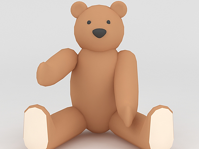 3d玩偶兒童玩具<font class='myIsRed'>熊</font>免費模型