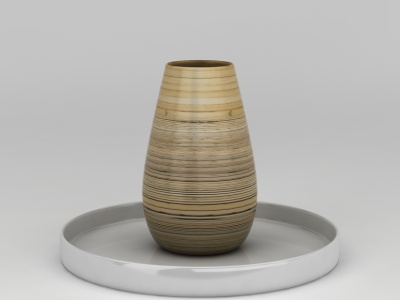 3d陶艺罐子花瓶免费模型