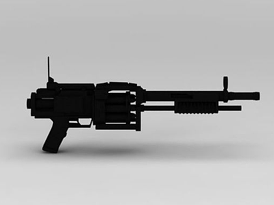 3d霰弹枪模型