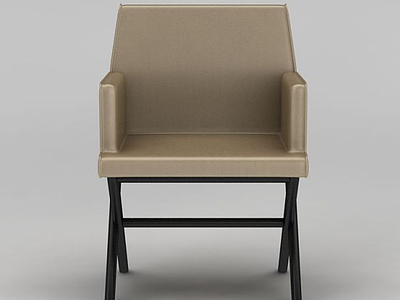 现代休闲扶手椅模型3d模型