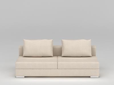 精品布艺双人沙发模型3d模型