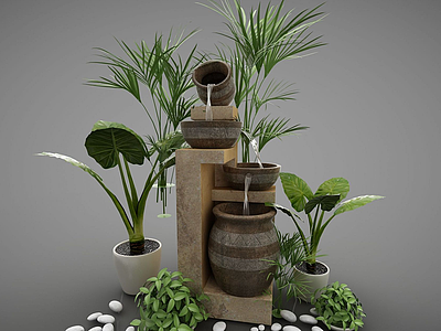 现代风格植物模型