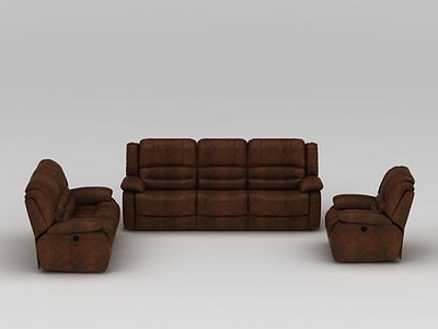 现代布艺组合沙发模型3d模型