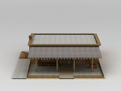 新疆民居建筑模型3d模型