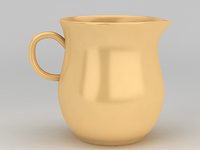 现代陶瓷杯子模型3d模型