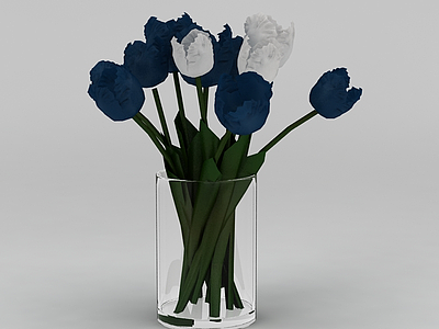 鲜花饰品模型3d模型