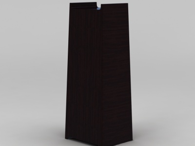 中式实木边柜模型3d模型