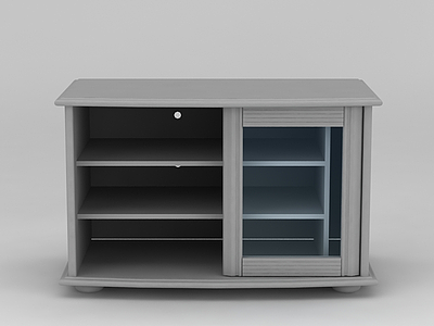 电视柜储物柜模型3d模型