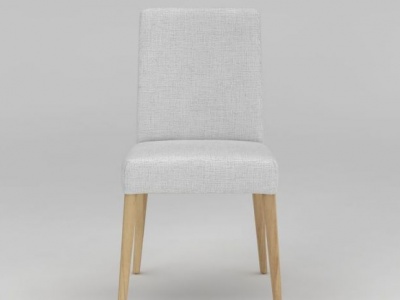 3d现代简约实木椅子模型