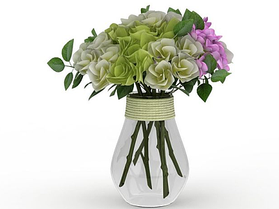 3d现代装饰花瓶免费模型