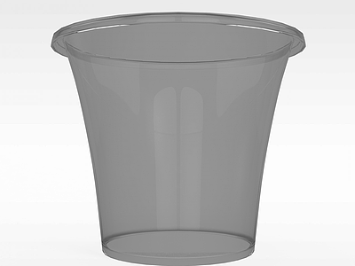 3d欧式透明玻璃罐子模型