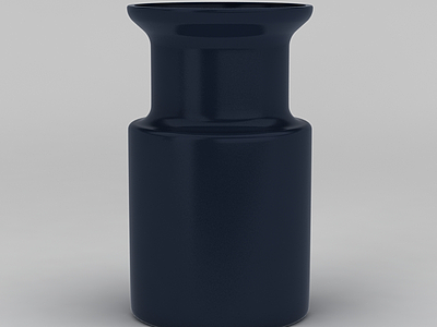 3d现代陶瓷装饰瓶免费模型