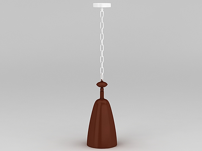 3d现代简约小型吊灯免费模型